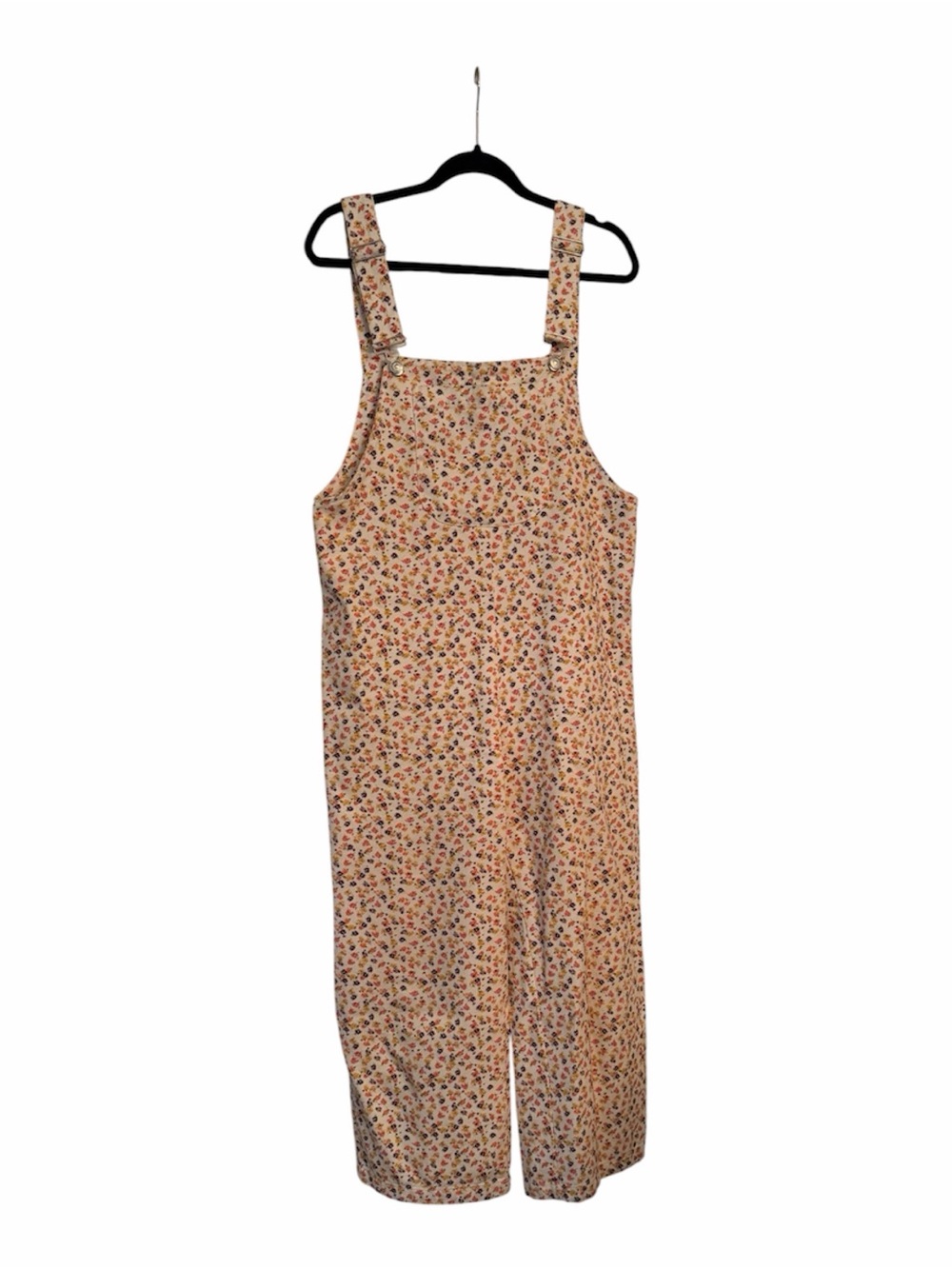 Zara Flower Print Wide Leg Overalls